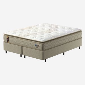Conjunto Box Queen Mola Ensacada Probel Excede Premium Pillow Super