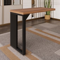 Mesa Auxiliar Direita/esquerda– Pé Quadro 90x45x73,5cm - 1