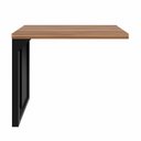 Ver imagem 2 de Mesa Auxiliar Direita/esquerda– Pé Quadro 90x45x73,5cm