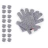 Luva Anti Corte Kit 20 Unidades Cozinha Restaurante Açougue Corte Proteçao Profissional ideal import - 1