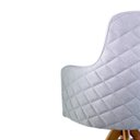 Ver imagem 5 de Poltrona Giratória Sala de Estar Madeira Maciça Alto Padrão