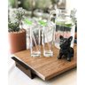 Bandeja Decorativa para Sala de Jantar Linha Nexo 50x30cm em Madeira Corten - 1