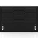 Ver imagem 5 de Cabeceira Cama Box Queen 160cm Estofada Nora P05 Veludo Preto - Lyam Decor