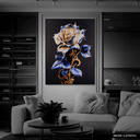 Ver imagem 3 de Quadro Decorativo Flower Porcelain Rose Relevo