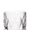 Ver imagem 2 de Jogo 12 Copos de Vidro Diamond Diamante Transparente Resistente 400ml em Casa Tem