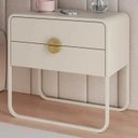 Ver imagem 2 de Kit 2 Mesa Cabeceira 2GAV Luna - Off White - 28062