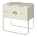 Ver imagem 5 de Kit 2 Mesa Cabeceira 2GAV Luna - Off White - 28062