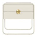 Ver imagem 3 de Kit 2 Mesa Cabeceira 2GAV Luna - Off White - 28062