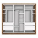 Ver imagem 6 de Guarda Roupa Casal 3 Portas 6 Gavetas Nápoli -Mt- Rei de Casa Freijó