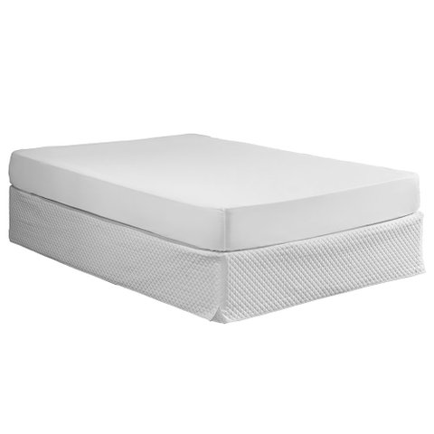 Lençol Avulso com Elástico Casal Padrão 1 Peça Paris 100% Algodão Percal 150 Fios:branco