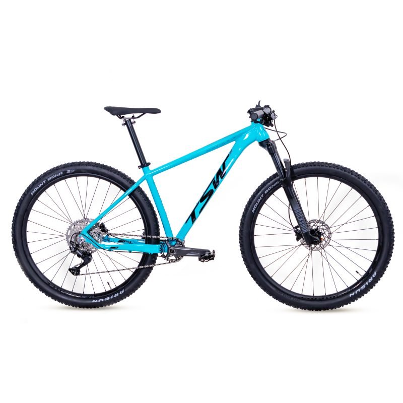 Bicicleta Aro 29 Alumínio Tsw Yukon 10v Shimano Deore - Azul - 15 - 1