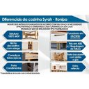 Ver imagem 2 de Armário de Geladeira P- Cozinha Syrah Adeira C- 1 Porta Basculante 80cm Amendoa-branco - Ronipa