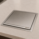 Ver imagem 3 de Lixeira Embutir Pia Cozinha 5L Aço Inox 304 Quadrada com Tampa Furo 18x18 cm Bancada Cozix