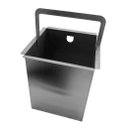 Ver imagem 6 de Lixeira Pia Cozinha Profissional Cesto Embutir Aço Inox 304 Quadrada 5l Cozix