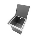 Ver imagem 2 de Lixeira Pia Cozinha Profissional Cesto Embutir Aço Inox 304 Quadrada 5l Cozix