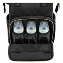 Ver imagem 4 de Bolsa Maternidade Luxo Siena Black Gold - Kikka Boo