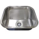 Ver imagem 2 de Tanque Inox Lavanderia 30 Litros Lava Roupa Esfrega Limpa Lavabo Limpeza Area Externa Casa Varanda L
