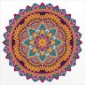 Adesivo de Parede - Mandala 15 - Turca - 2
