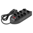 Ver imagem 2 de Protetor Eletronico C/8 Tomadas Epe 1008+ Preto 4824004