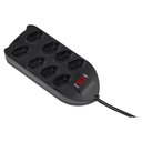 Ver imagem 3 de Protetor Eletronico C/8 Tomadas Epe 1008+ Preto 4824004