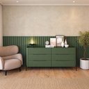 Ver imagem 4 de Painel Ripado Smart 400x120 cm (sem Furo) Incolar Musgo