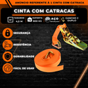 Ver imagem 6 de Kit 2 Cintas com Catraca para Amarração de Carga 0,8 Tonelada 4,5 Metros Muke Tools