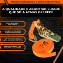 Ver imagem 3 de Kit 2 Cintas com Catraca para Amarração de Carga 0,8 Tonelada 4,5 Metros Muke Tools