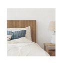 Ver imagem 1 de Cabeceira Cama King Ripada MDF Modular 60x198cm Dupla Face:Marrom
