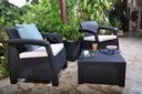 Ver imagem 3 de Conjunto Móveis Jardim Corfu Balcony Set Marrom Keter 17194274