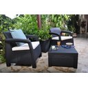 Ver imagem 3 de Conjunto Móveis Jardim Corfu Balcony Set Marrom Keter 17194274