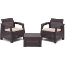 Ver imagem 1 de Conjunto Móveis Jardim Corfu Balcony Set Marrom Keter 17194274