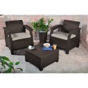 Ver imagem 4 de Conjunto Móveis Jardim Corfu Balcony Set Marrom Keter 17194274