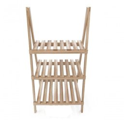 Organizador 95cm Reforçado Treliça Livreiro Madeira Sapateira - 4