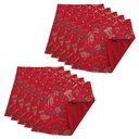 Ver imagem 1 de Jogo Americano Luxo Enfeites Natalino Dupla face 10un