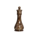 Ver imagem 1 de Peça de Xadrez Decorativa de Cerâmica Rainha Marrom Petra 30x13 cm