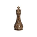 Ver imagem 3 de Peça de Xadrez Decorativa de Cerâmica Rainha Marrom Petra 30x13 cm