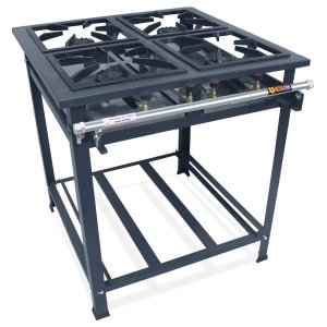 Fogão Industrial 4 Bocas Alta Pressão P5 30x30cm MetalFour