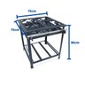 Fogão Industrial 4 Bocas Alta Pressão P5 30x30cm MetalFour - 5
