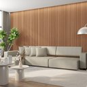 Ver imagem 7 de Painel Ripado Canelado/ondulado Louro Freijo 2750 X 445 X 9mm