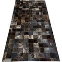 Ver imagem 1 de Tapete de Couro Marrom Exótico Escuro 1,00x1,90 C/b Pç 10x10