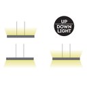 Ver imagem 3 de Lustre Pendente Newline Sobrepor V 466 Led Bivolt Preto 4000K Luz Neutra