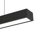 Ver imagem 2 de Lustre Pendente Newline Sobrepor V 466 Led Bivolt Preto 4000K Luz Neutra