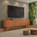 Ver imagem 3 de Rack para Tv 75'' Atenas 4 Portas 1.80m Mavaular:naturalle