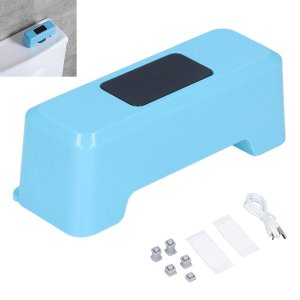 Sensor de Descarga Automatico Inteligente Recarregavel Usb Privada Vaso Sanitario Lavabo Banheiro Hi