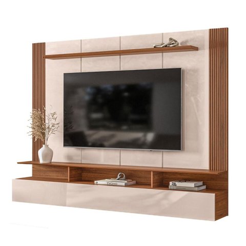 Painel para TV Soul Off White Freijó - Dj Móvies