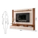Ver imagem 5 de Painel para TV Soul Off White Freijó - Dj Móvies