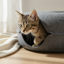 Ver imagem 2 de Animo Shop Cama Pet Túnel Rosquinha Gatinho Grande