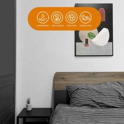 Papel de Parede Adesivo Lavavel Texturizado Linho Branco Fosco 500x60cm - 7