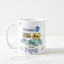 Ver imagem 2 de Caneca Presente Criativo Pai Frase Meu Primeiro Dia Dos Pais