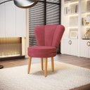 Ver imagem 7 de Jogo de Cadeira para Sala de Jantar Estofada Confortáveis com Pés de Madeira Moblan Decor